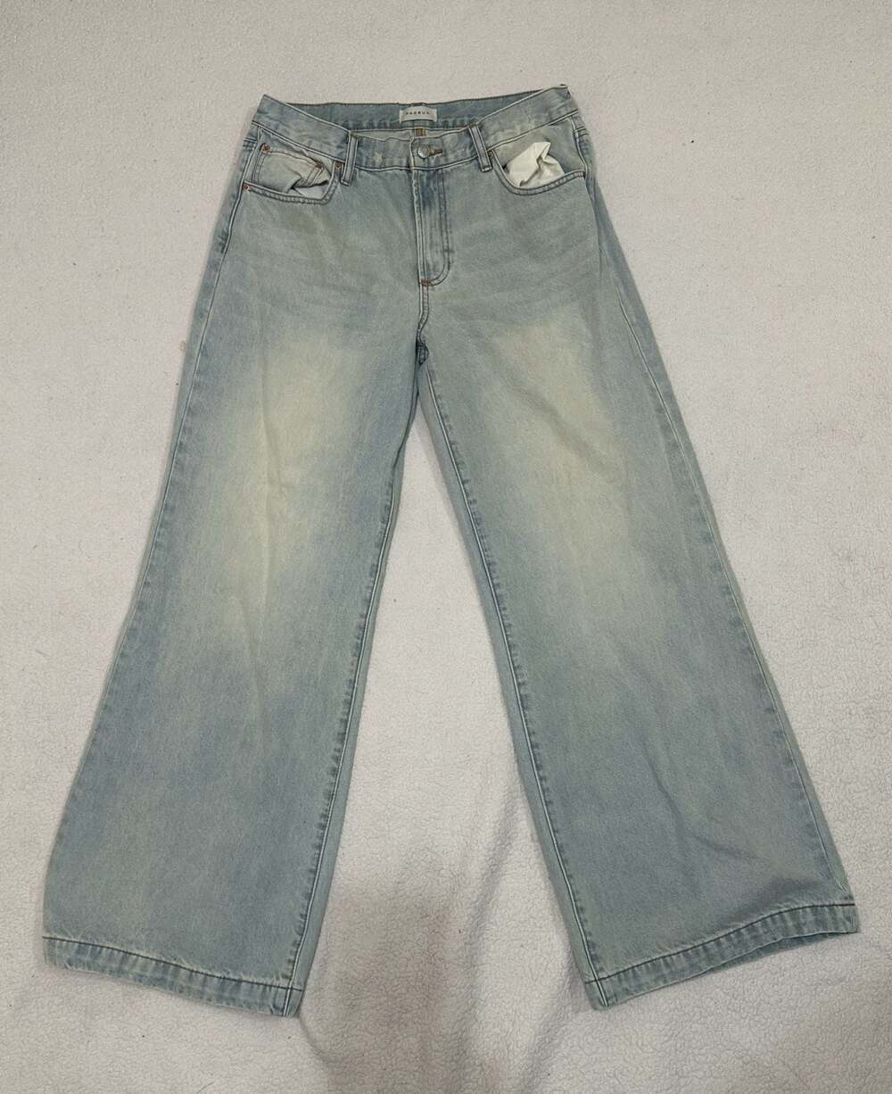 PacSun Light Wash Wide Leg Baggy Jeans Size 31